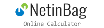 NetinBag Online Calculator